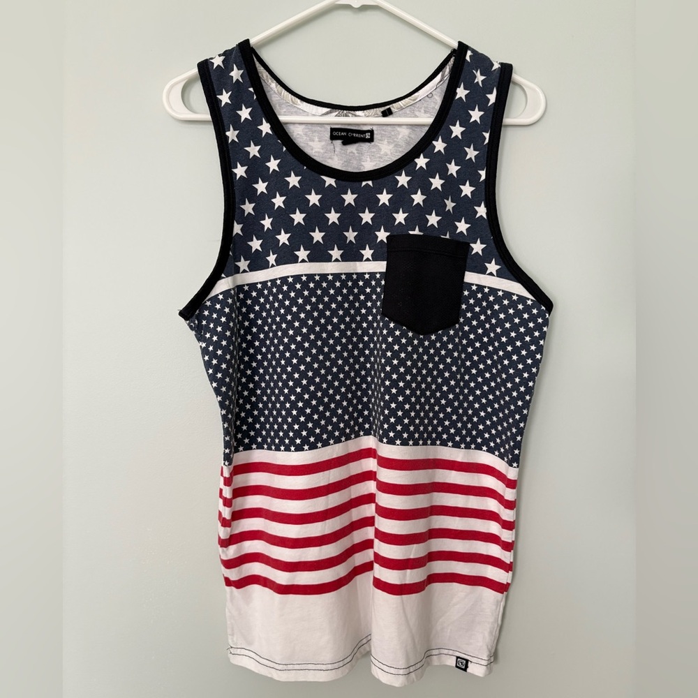 American Flag Tank Top